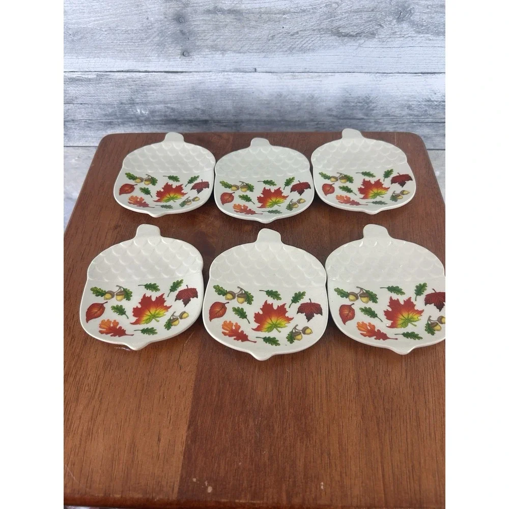 6 Temp-Tations By Tara Acorn Shaped Fall Harvest Mini Dished